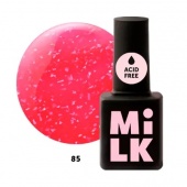 База бескислотная цветная Milk Rainbow Base 85 Knockout Pink, 9мл