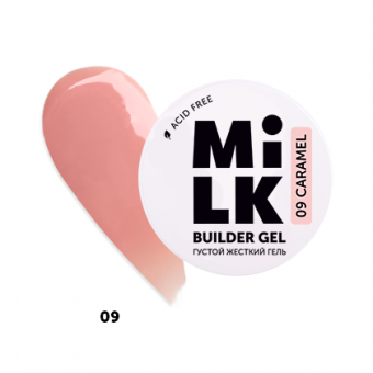  - MILK Builder Cool Gel 09 Caramel, 50 