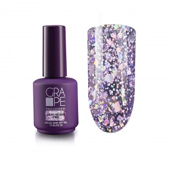 ����-��� Grape Glass Fire Gel Color Lilac 15��.