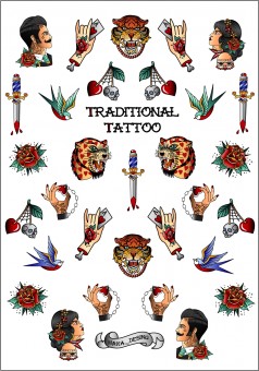 �������-������ Moonshine Tradishional tattoo