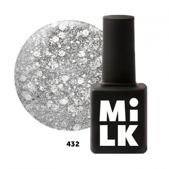 ����-��� MILK Shine Bright 432 Silver Nails, 9��
