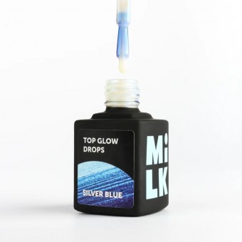 ��� Milk Glow Drops Silver Blue