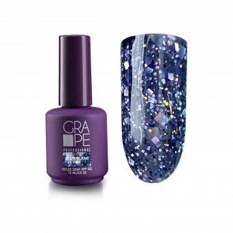 ����-��� Grape Glass Fire Gel Color Blue 15��.